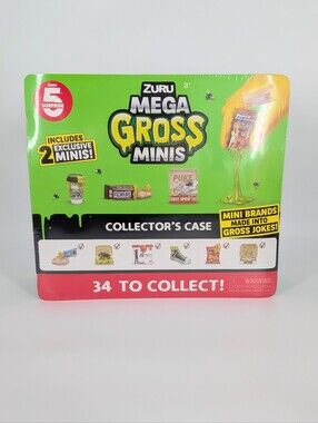 5 Surprise Mega Gross Minis Collector's Case by ZURU Collectible Surprise